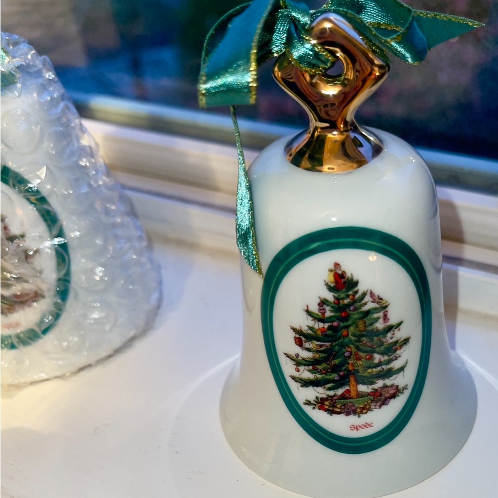 Spode Christmas Tree Porcelain Bell